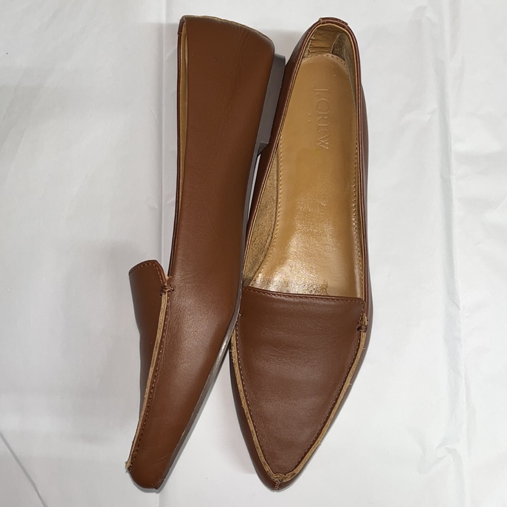 J.Crew Women’s leather loafers women’s size 8.5 Brown